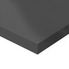 vidaXL B&uuml;cherregal-Bretter 8 Stk. Hochglanz-Grau 80x20x1,5 cm