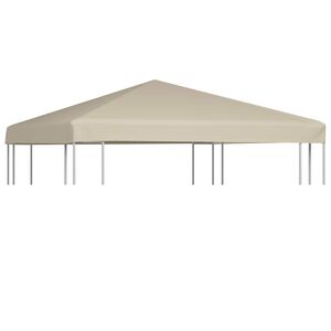 vidaXL Pavillondach 310 g/m&sup2; 3&times;3 m Beige