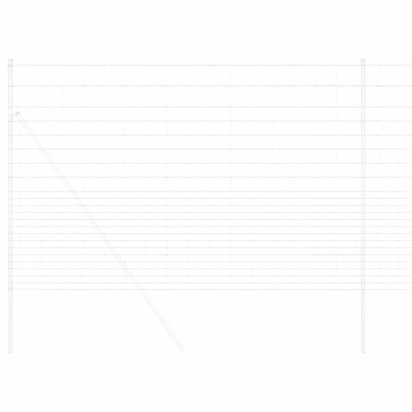 vidaXL Wildzaun Feuerverzinkt 1000 x 150 x 0.18 cm Eisen