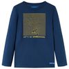 vidaXL Kinder-Langarmshirt Marineblau 92