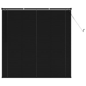 vidaXL Venetianer Jalousie Verstellbar Schwarz 150 x 160 cm PVC