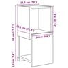 vidaXL Eckschrank 25,5x25x55cm Holzwerkstoff