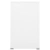 vidaXL Aktenschrank Weiß 46x62x102,5 cm Stahl