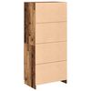 vidaXL Kleiderschrank Altholz-Optik 80x52x180 cm Holzwerkstoff