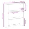 vidaXL Hutch ASKIM 91 x 30 x 104 cm Massivholz Kiefer