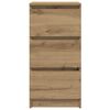vidaXL Sideboard Artisan-Eiche 37,5x35x76 cm Holzwerkstoff