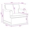 vidaXL Sofa 140cm 2 pcs Dunkelgrau Metall