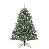 vidaXL K&uuml;nstlicher Weihnachtsbaum mit 150 LEDs mit St&auml;nder Gr&uuml;n 150 cm