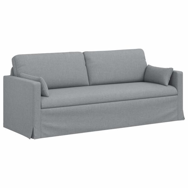 vidaXL Sofa Hellgrau Gesamtabmessungen: 78 x 78 x 80 cm (B x T x H)