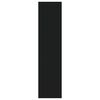 vidaXL Schuhschrank Schwarz 79,5x24x90,5 cm Holzwerkstoff
