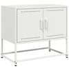 vidaXL TV-Schrank Wei&szlig; 68,5x39x60,5 cm Stahl