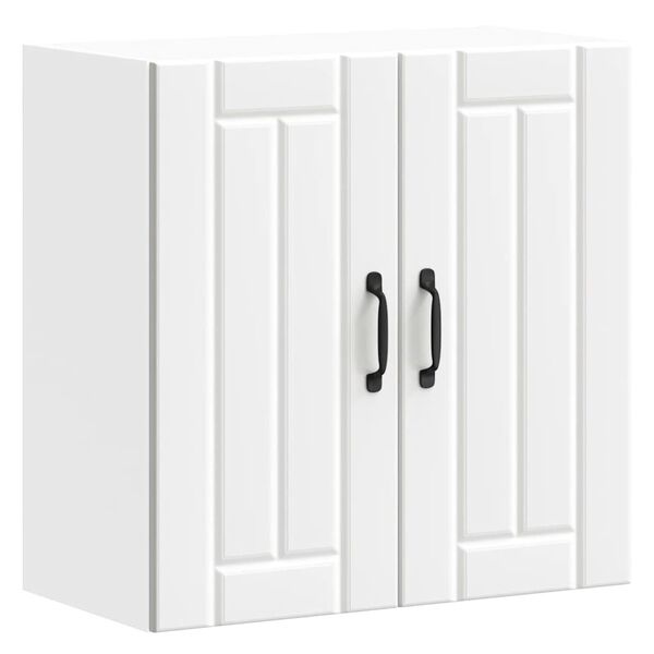 vidaXL Küchen-Hängeschrank Lucca Weiß Holzwerkstoff