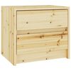 vidaXL Nachttisch 40x30,5x35,5 cm Massivholz Tanne