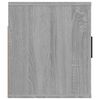 vidaXL TV-Wandschrank Grau Sonoma 100x34,5x40 cm