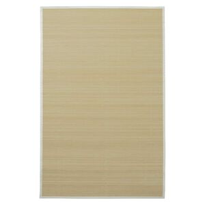 vidaXL Teppich Bambus 100 x 160 cm Natur