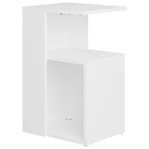 vidaXL Beistelltisch Wei&szlig; 36x30x56 cm Holzwerkstoff