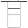 vidaXL Schiebet&uuml;r mit Beschlag 102,5x205 cm ESG-Glas & Aluminium