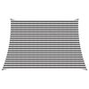 vidaXL Sonnensegel 3 / 4 x 3 m HDPE Rechteckig Anthrazit und Wei&szlig;