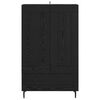 vidaXL Highboard Schwarz Eichen-Optik 69,5 x 31 x 115 cm Holzwerkstoff