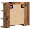 vidaXL Bad-Spiegelschrank Altholz-Optik 80x20,5x64 cm Holzwerkstoff