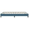 vidaXL Boxspringbett ohne Matratze Dunkelblau 160x210 cm Samt