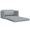 vidaXL Klappsofa Bett Hellgrau 124 x 71 x 78 cm Stoff