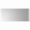 vidaXL LED-Badezimmerspiegel Transparent 90 x 40 cm Geh&auml;rtetes Glas