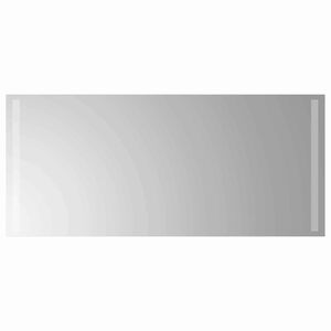 vidaXL LED-Badezimmerspiegel Transparent 90 x 40 cm Geh&auml;rtetes Glas