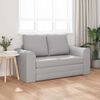 vidaXL Schlafsofa 60cm Wolkengrau Stoff