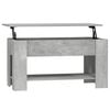 vidaXL Couchtisch Betongrau 101x49x52 cm Holzwerkstoff