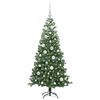 vidaXL Weihnachtsbaum mit 150 LEDs mit St&auml;nder Gr&uuml;n 120 cm PVC