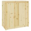 vidaXL Beistellschrank 60x36x65 cm Massivholz Tanne