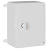 vidaXL Steuerungsschrank Grau 25 x 13 x 24 cm ABS Kunststoff