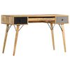 vidaXL Schreibtisch mit Schubladen 130 x 50 x 80 cm Massivholz Mango