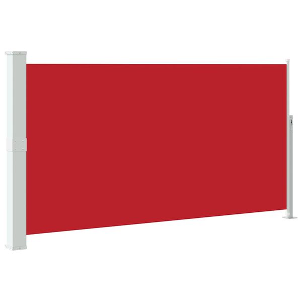 vidaXL Ausziehbare Seitenmarkise 170&times;300 cm Rot