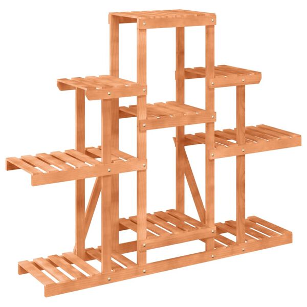 vidaXL Blumenständer 110x25x96 cm Massivholz Tanne