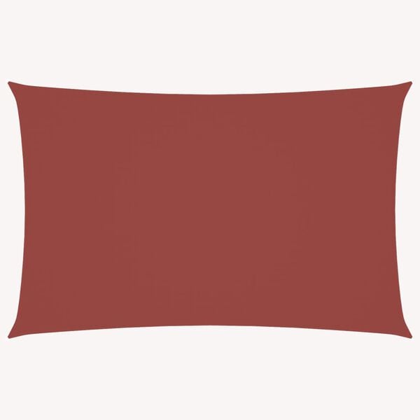 vidaXL Sonnensegel Oxford-Gewebe Rechteckig 5x7 m Terrakotta-Rot