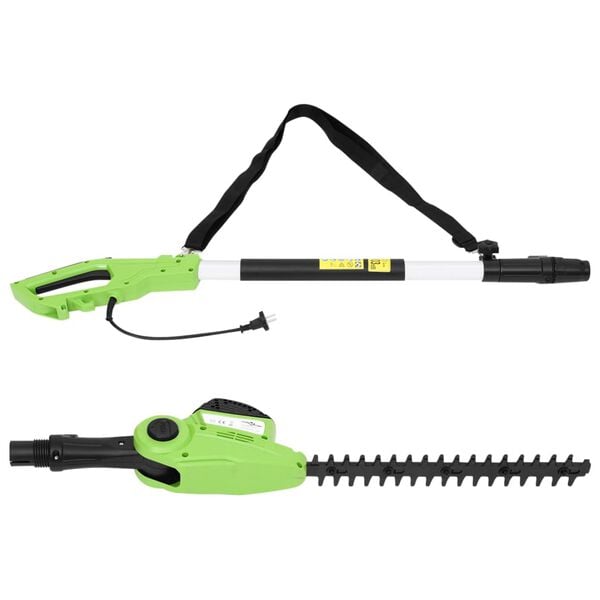 vidaXL Elektrische Teleskopstangen-Heckenschere 41 cm 550 W