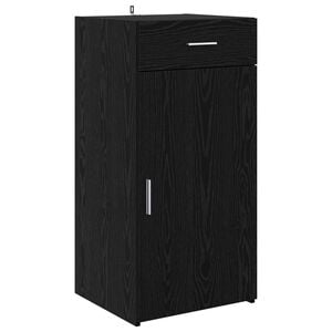 vidaXL Sideboard Schwarz Eichen-Optik 45 x 42,5 x 93 cm Holzwerkstoff