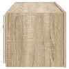 vidaXL TV-Wandschrank mit LED-Leuchten Sonoma-Eiche 80x35x31 cm