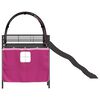 vidaXL Kinder-Etagenbett Schwarz und Pink 79,5 x 200 cm Metall