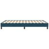 vidaXL Boxspringbett ohne Matratze Dunkelblau 120x210 cm Samt