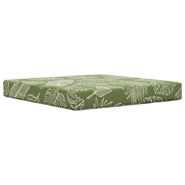 vidaXL Sofakissen f&uuml;r drau&szlig;en 3 pcs Blattdesign Polyester