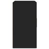 vidaXL Wandschrank Schwarz 60x30x60 cm Holzwerkstoff