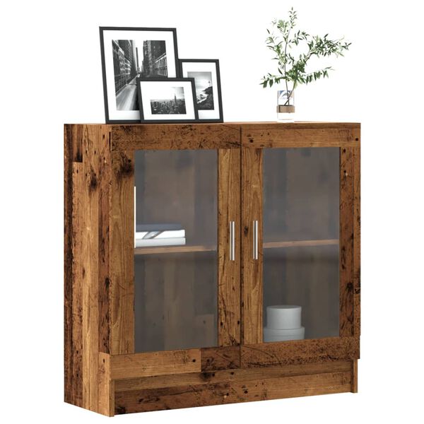 vidaXL Bücherschrank Altholz-Optik 82,5x30,5x80 cm Holzwerkstoff