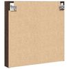 vidaXL Vitrinenschrank Braun Eichen-Optik 60x8,5x58 cm Holzwerkstoff