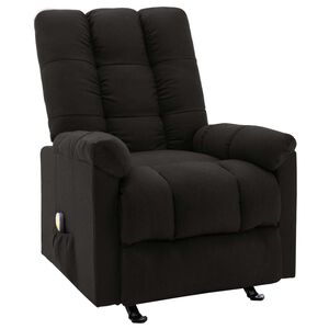 vidaXL Massagesessel Schwarz Stoff