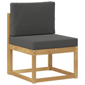 vidaXL Outdoor-Sofagarnitur Wei&szlig; und Anthrazit 59 x 63 x 73 cm