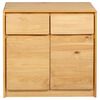vidaXL Sideboard SAUDA Eiche-Optik 80x43x75,5 cm Kiefernholz
