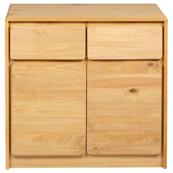 vidaXL Sideboard SAUDA Eiche-Optik 80x43x75,5 cm Kiefernholz